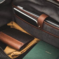 leather duffle bag