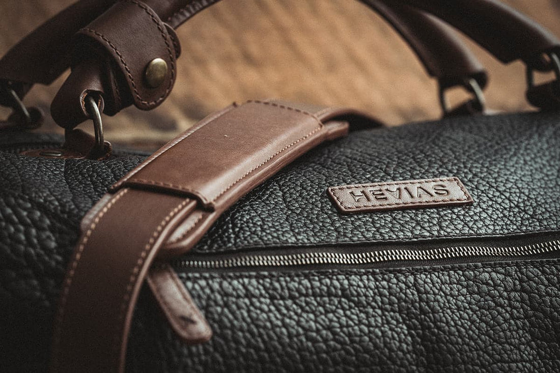 leather duffle bag