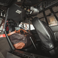 leather duffle bag