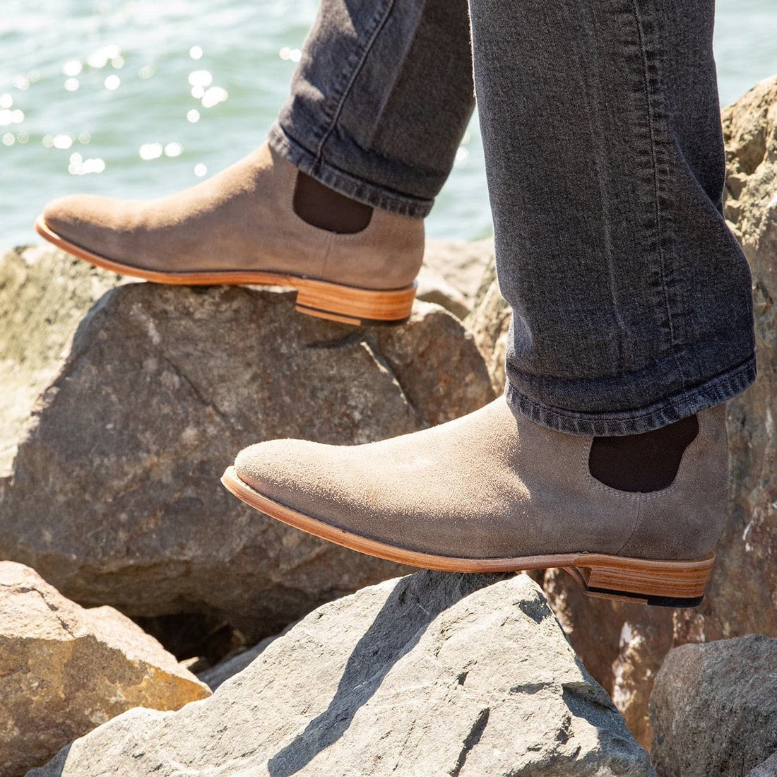 Suede Chelsea Boots 