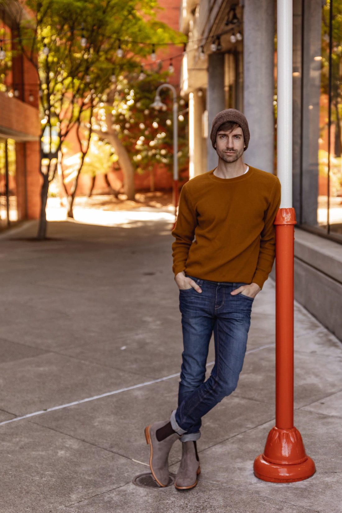 Suede Chelsea Boots 